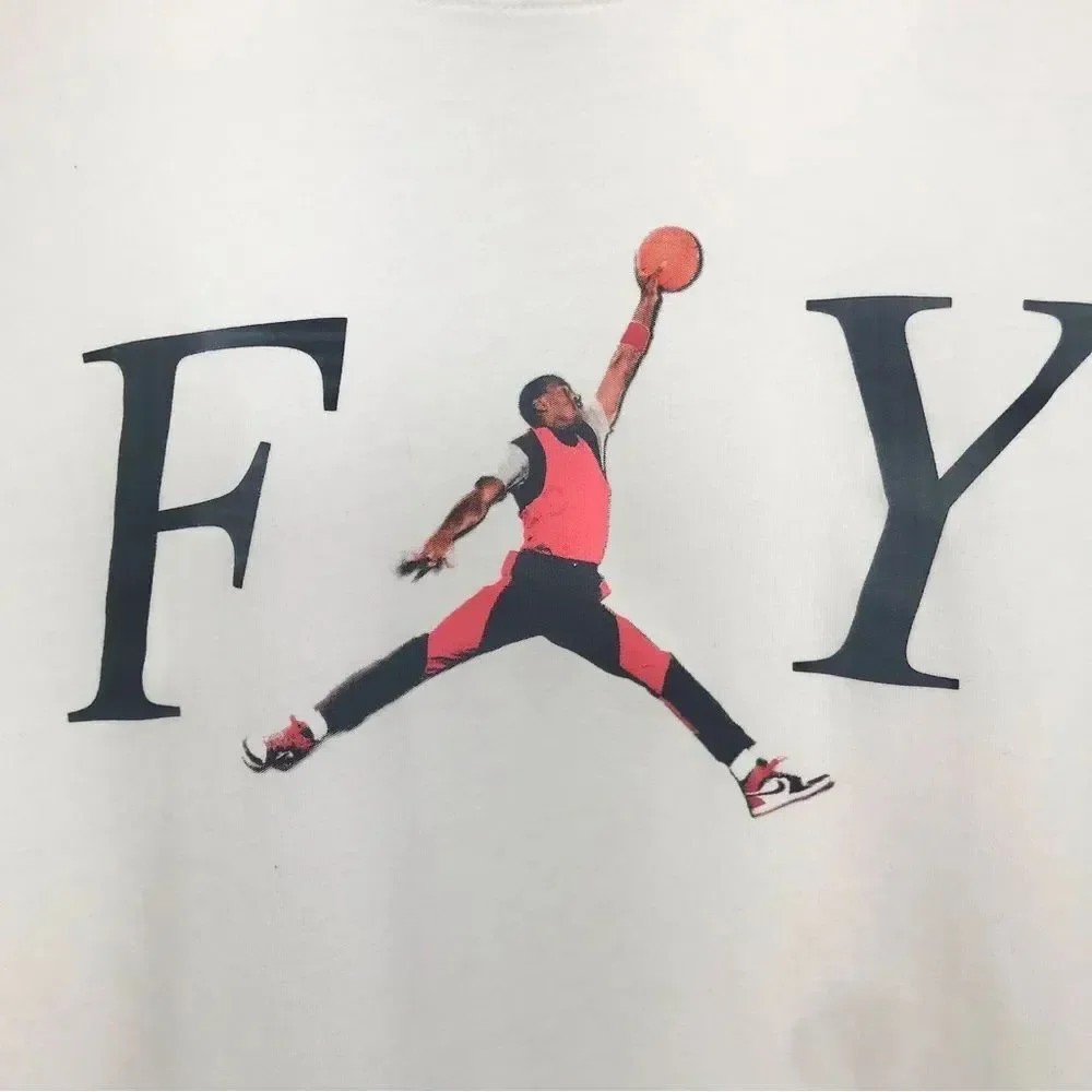 Jordan Fly Crew White Standard Fit T-Shirt